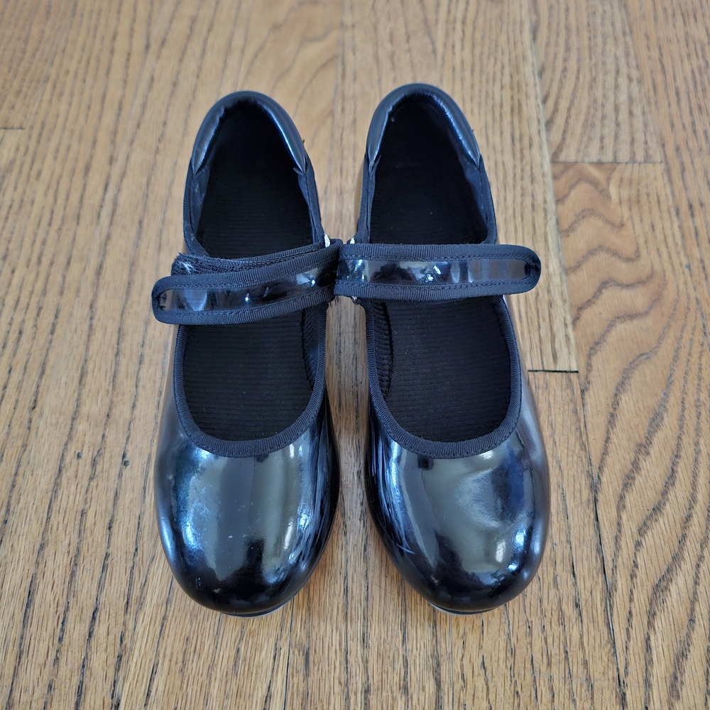 Lindoes Black Tap Shoes And Pink Ballet Shoes Bundle Girls Size 13